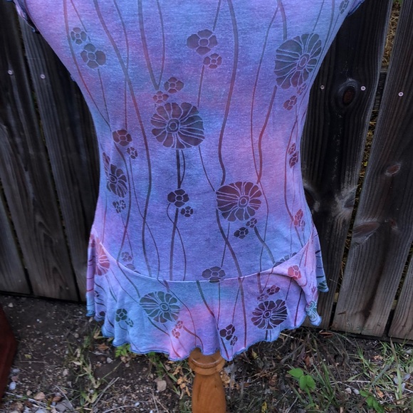 Tie Die Summer Top Anthropologie - Picture 8 of 12